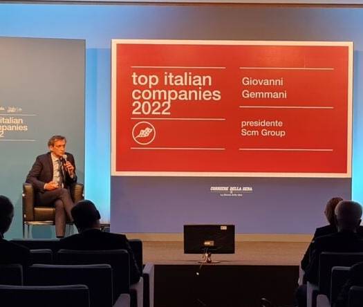 SCM Group tra le 100 Top Italian Companies 2022